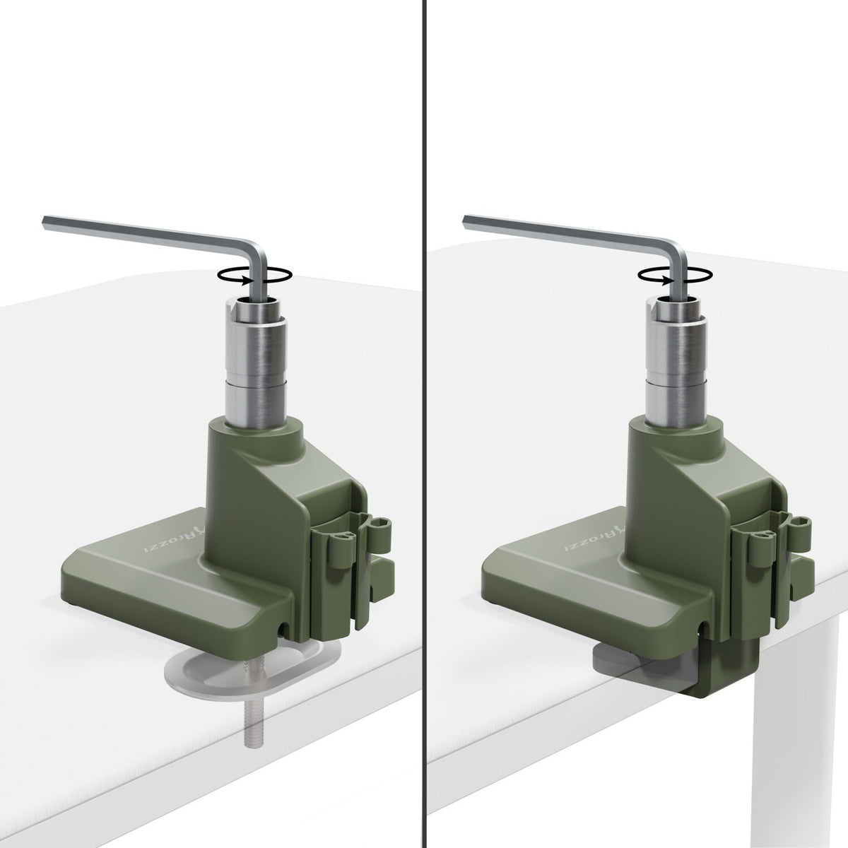 Arozzi AZ-ALZARE-NEO-FST monitor mount / stand Desk Green