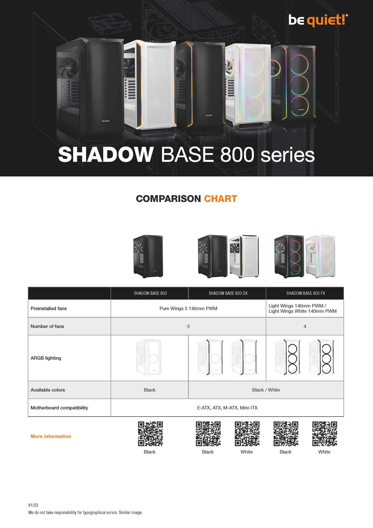 be quiet! Shadow Base 800 DX White Midi Tower