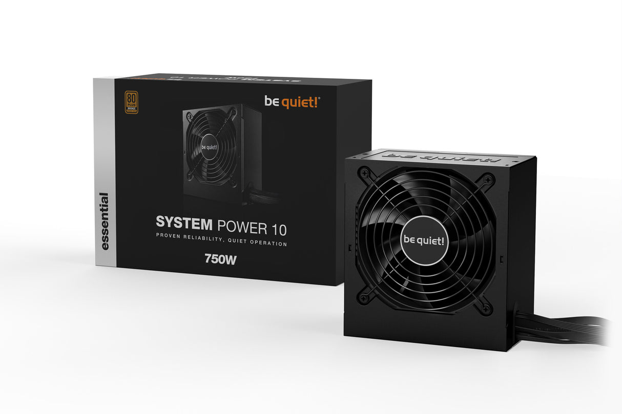 ¡Tranquilizarse! Potencia del sistema de 750 W, 10 PSU, 80+ Bronze, completamente cableado, riel resistente de 12 V, temperatura. Ventilador controlado