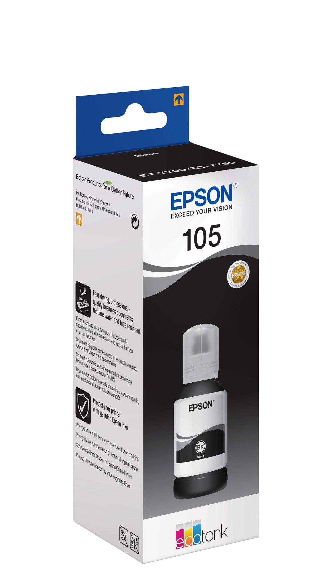 Epson 105 EcoTank Pigment Black ink bottle