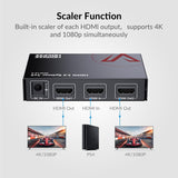 AV Access 1 in 2 Out UHD 4K@60Hz 1080p@120Hz HDMI 2.0 Splitter with Auto Downscaling,18Gbps Zero Latency, 1×2 4K HDMI Splitter with HDR10 and 3D, HD Lossless Audio, HDCP 2.2, Auto EDID Management