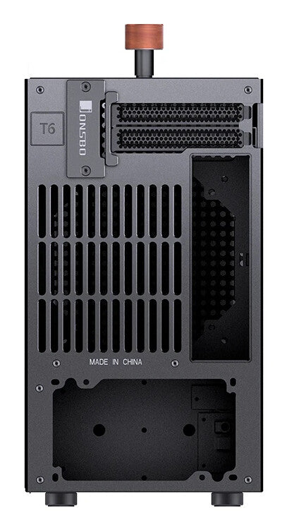 Jonsbo T6 Midi Tower Black, Wood