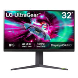 LG 32GR93U-B computer monitor 80 cm (31.5") 3840 x 2160 pixels 4K Ultra HD LCD Black, Grey, Purple