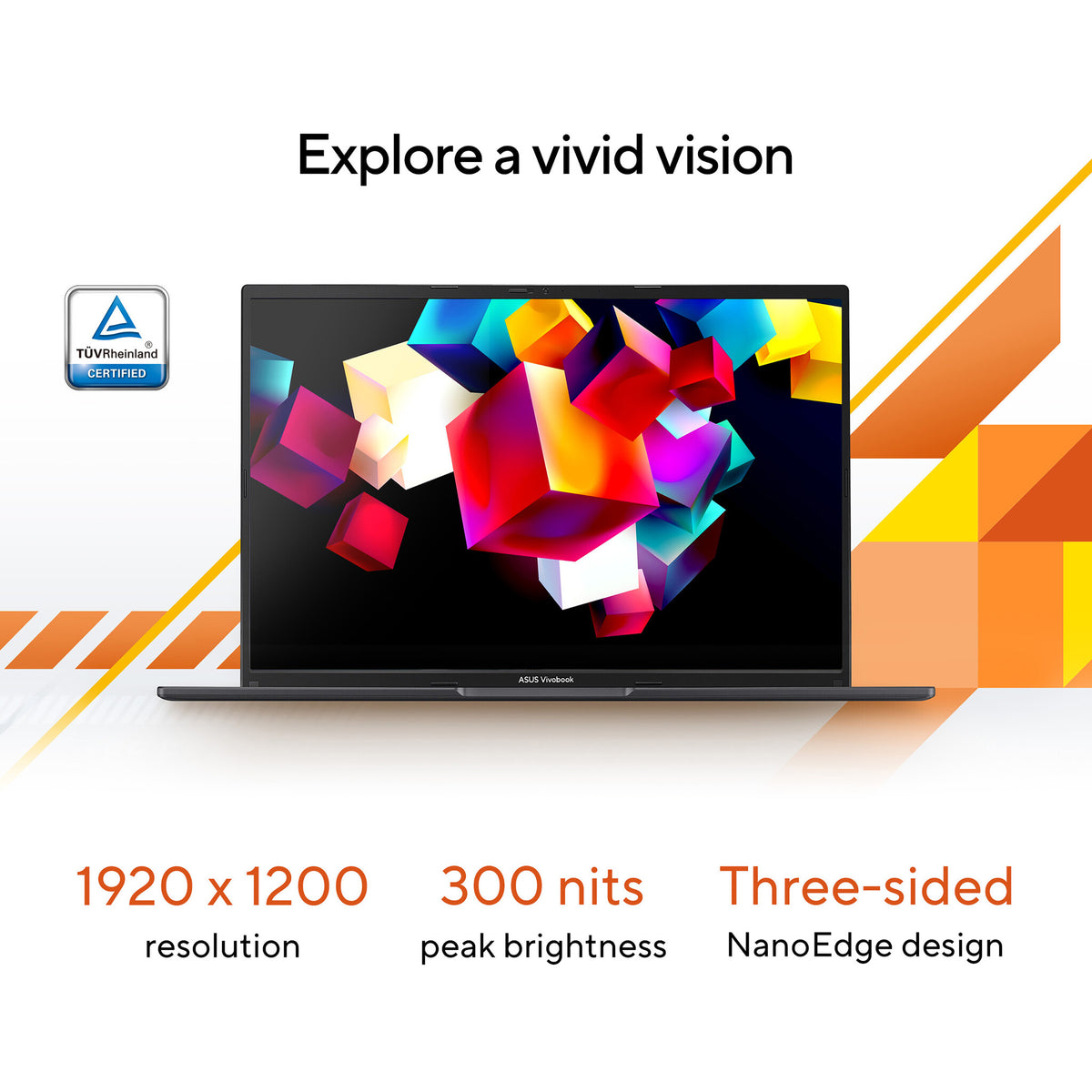 ASUS Vivobook 16 M1605NAQ-MB077W AMD Ryzen™ 5 150 Laptop 40.6 cm (16") WUXGA 16 GB DDR5-SDRAM 512 GB SSD Wi-Fi 6 (802.11ax) Windows 11 Home Silver