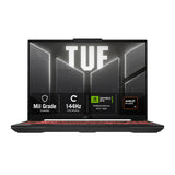 ASUS TUF Gaming A16 FA607NUQ-RL009W AMD Ryzen™ 7 170 Laptop 40.6 cm (16") WUXGA 16 GB DDR5-SDRAM 512 GB SSD NVIDIA GeForce RTX 4050 Wi-Fi 6 (802.11ax) Windows 11 Home Grey, Black