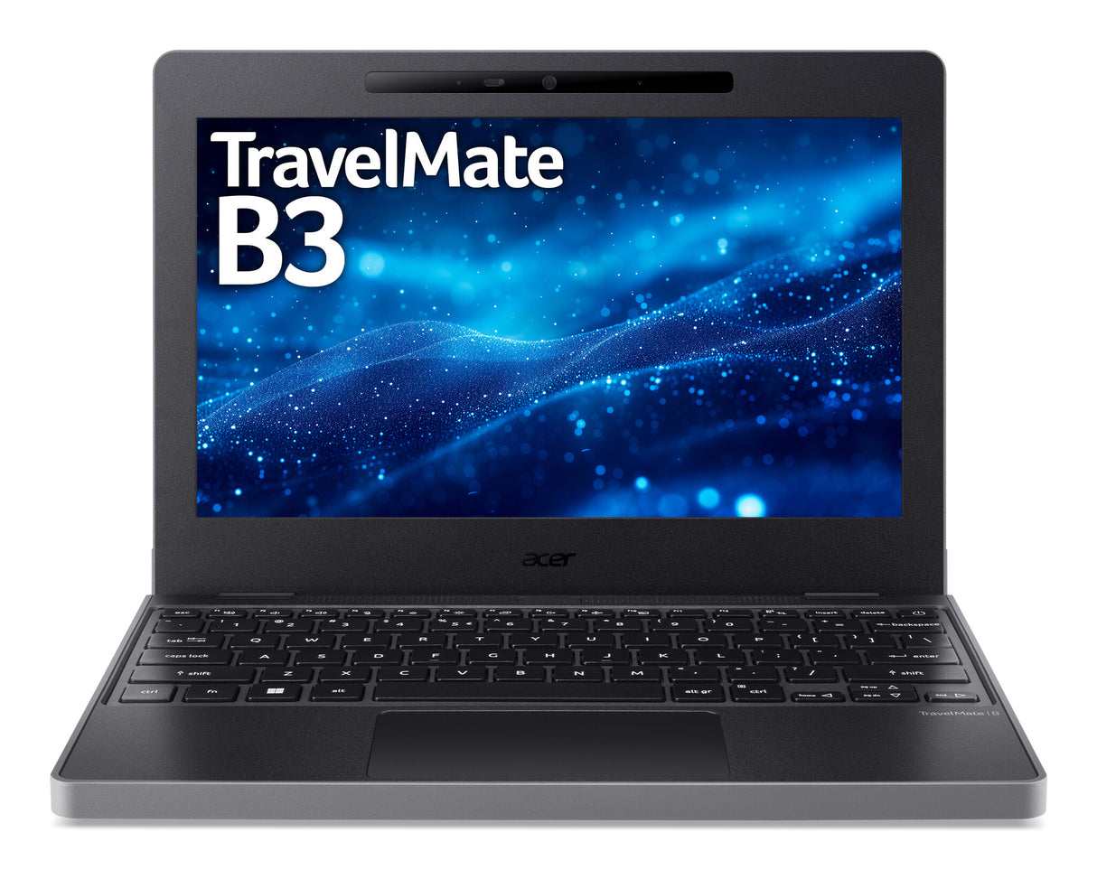 Acer TravelMate TMB311-33 N200 8GB/256GB W11P Intel® N Laptop 29.5 cm (11.6") HD LPDDR5-SDRAM SSD Wi-Fi 6E (802.11ax) Windows 11 Pro Education Black