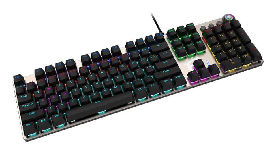 MSI FORGE GK310 RED UK keyboard Gaming USB QWERTY UK International Black