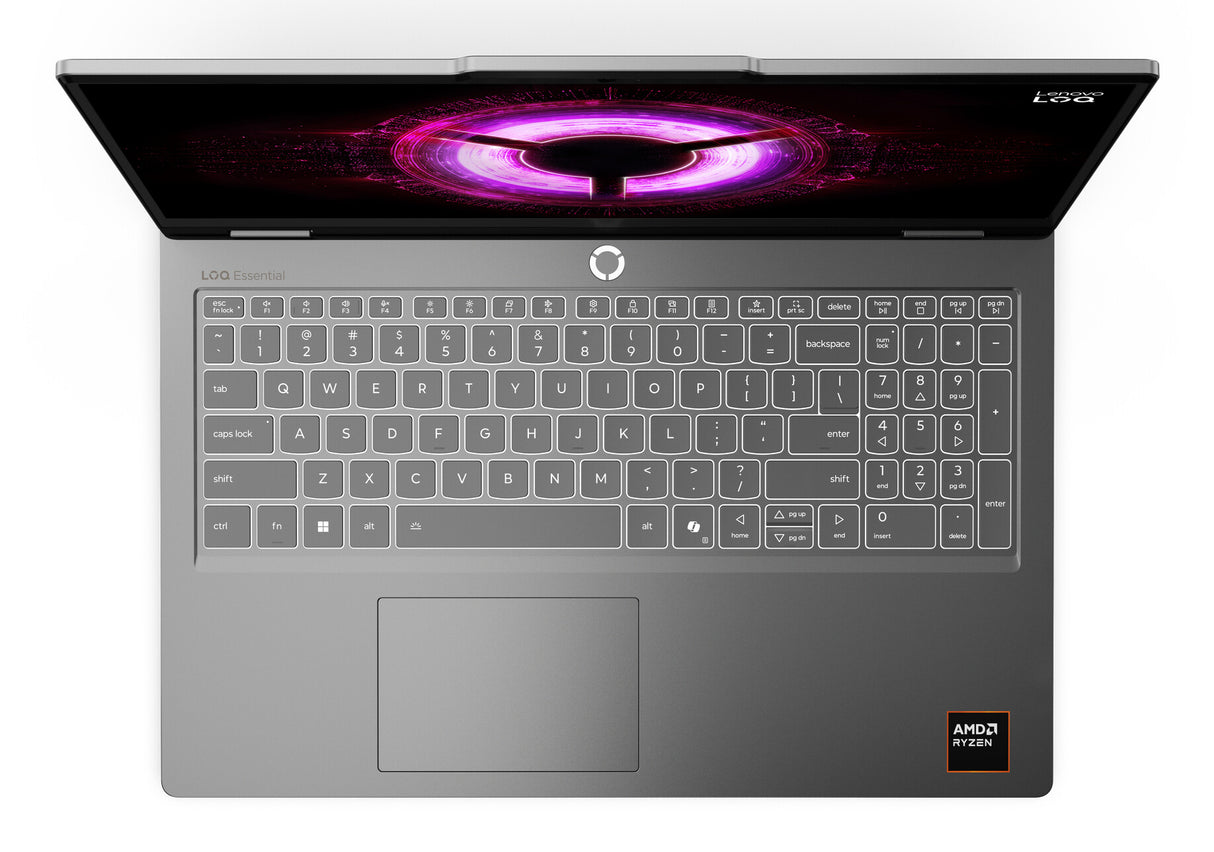 Lenovo LOQ Essential 15ARP11 AMD Ryzen™ 7 170 Laptop 39.6 cm (15.6") Full HD 16 GB DDR5-SDRAM 1 TB SSD NVIDIA® GeForce RTX™ 5050 Wi-Fi 6 (802.11ax) Windows 11 Home English Grey
