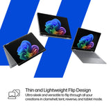 HP OmniBook X FlipNGAI 14-fk0004na Copilot+ PC AMD Ryzen AI 5 340 Hybrid (2-in-1) 35.6 cm (14") Touchscreen 2K 16 GB LPDDR5x-SDRAM 512 GB SSD Wi-Fi 7 (802.11be) Windows 11 Home Silver