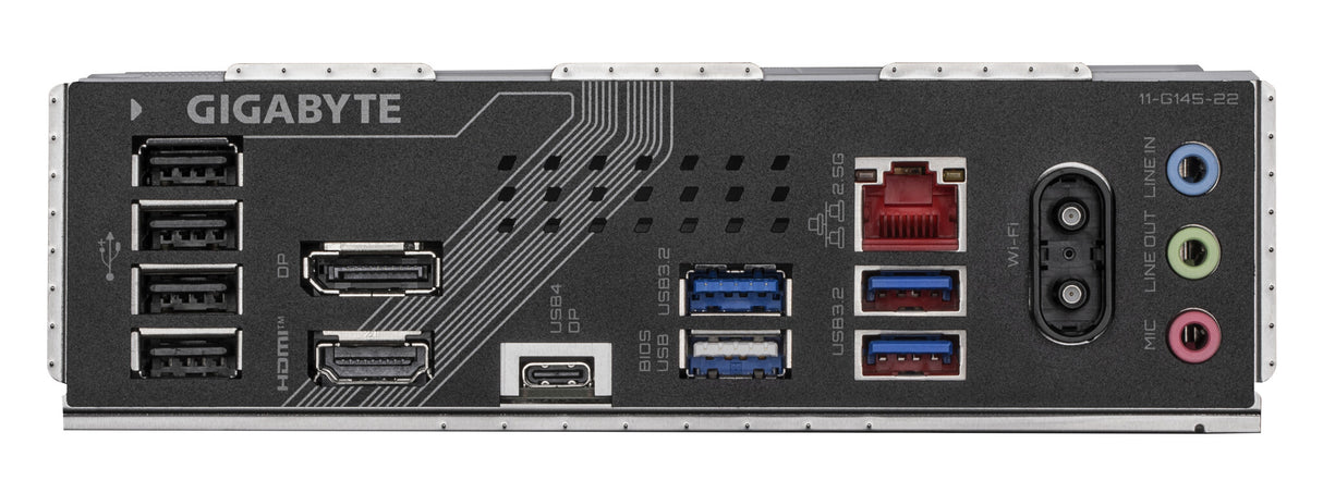 GIGABYTE B860M GAMING X WIFI6E Motherboard - Intel Core Ultra Series CPUs, 8+1+2+2 Phases VRM, up to 9200MHz DDR5, 1xPCIe 5.0 + 1xPCIe 4.0 M.2, 2.5GbE LAN, WIFI 6E, USB 4