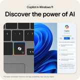 LG Gram Book 15.6" Copilot Laptop - Intel® Core™ i5 1334U, 512GB SSD, 16 GB RAM - Titan Silver