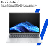 HP EliteBook 8 G1i AI Wolf Pro Security Edition Intel Core Ultra 5 235U Laptop 35.6 cm (14") WUXGA 16 GB DDR5-SDRAM 512 GB SSD Wi-Fi 6E (802.11ax) Windows 11 Pro AI PC Silver
