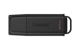 Kingston Technology DataTraveler 64GB Portable USB 3.2 Gen 1 Exodia Black
