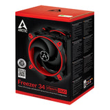 ARCTIC Freezer 34 eSports DUO (Rot) – Tower CPU Cooler with BioniX P-Series Fans in Push-Pull-Configuration