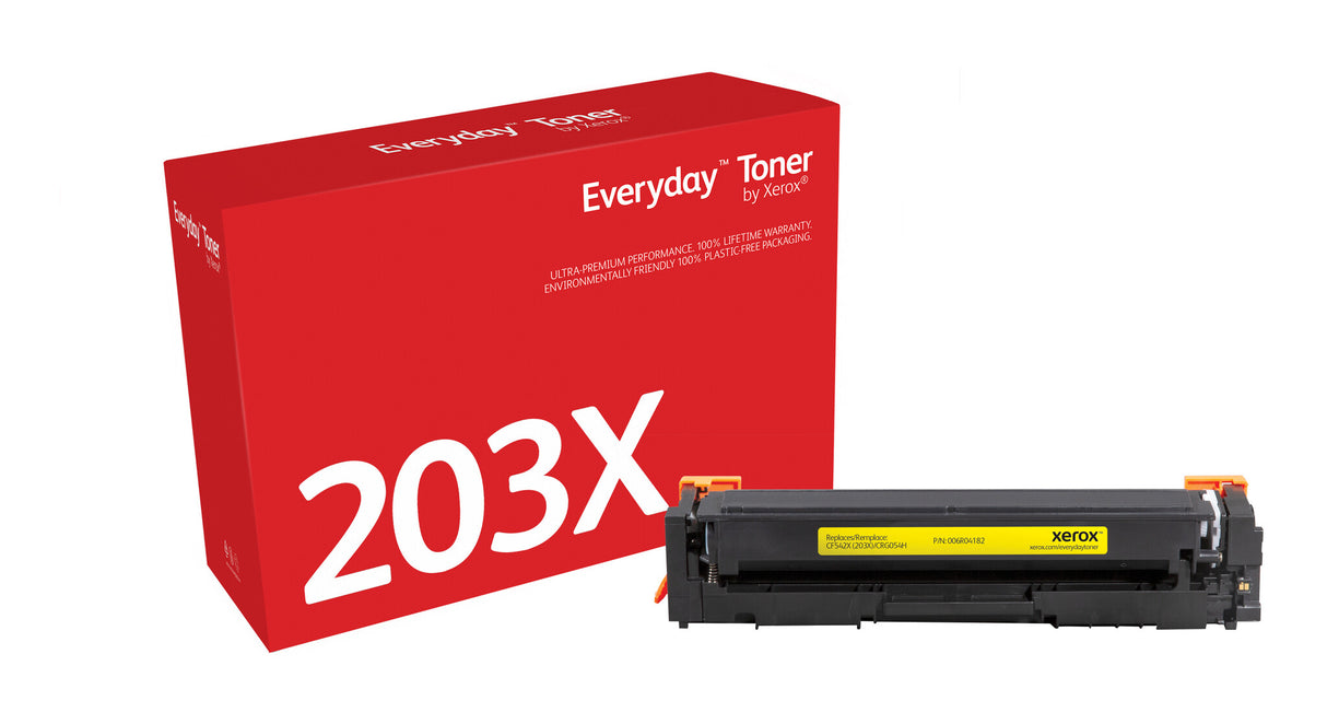 Everyday™ Yellow Toner by Xerox compatible with HP 203X (CF542X), High capacity