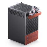 Jonsbo T6 Midi Tower Black, Wood
