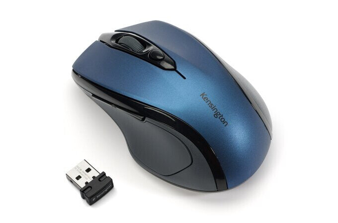 Kensington Pro Fit Wireless Mouse - Mid Size - Sapphire Blue