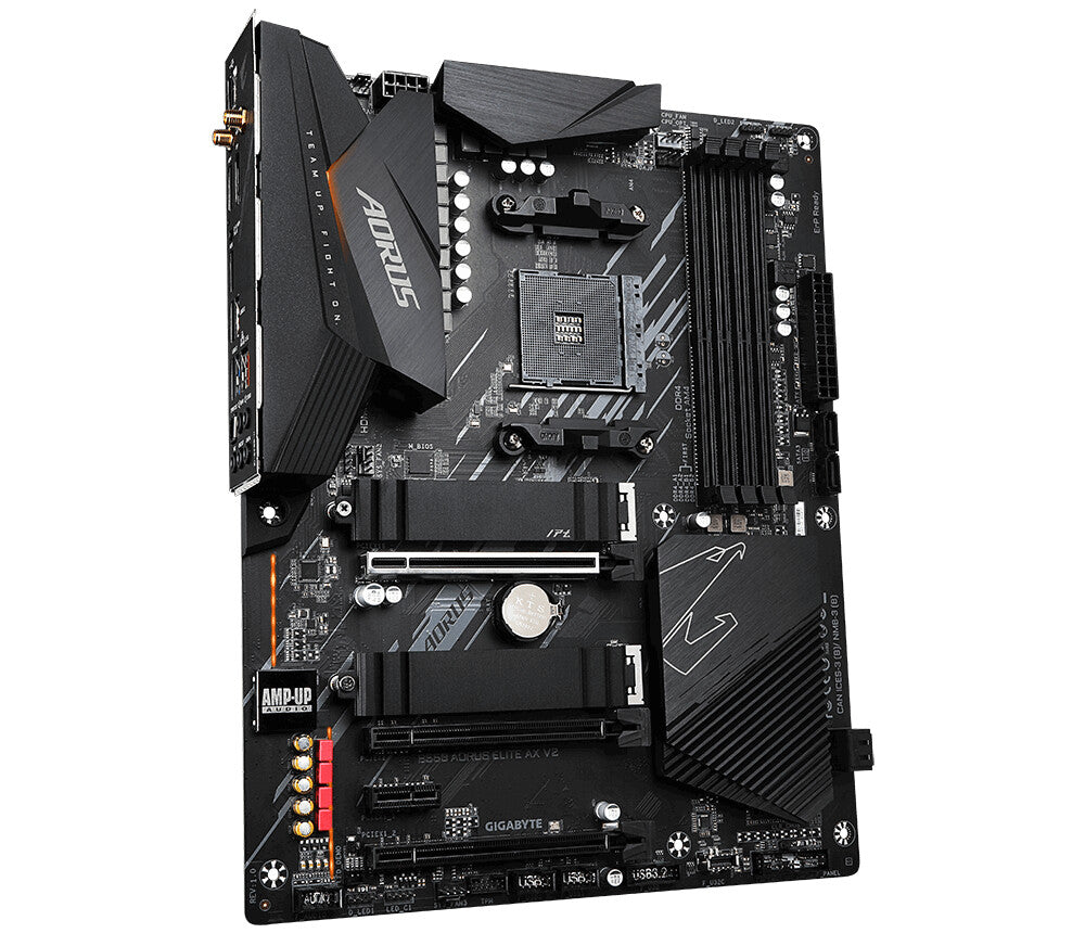 Placa base Gigabyte B550 AORUS ELITE AX V2 AMD Socket AM4 ATX HDMI/DIsplayPort WiFi 6 M.2 RGB USB 3.2 Tipo-C