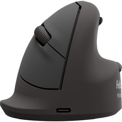 Fellowes Vertical Wireless Mouse Breyta Plus+ Ergonomic Right Handed Vertical Mouse with Antibacterial Protection Large