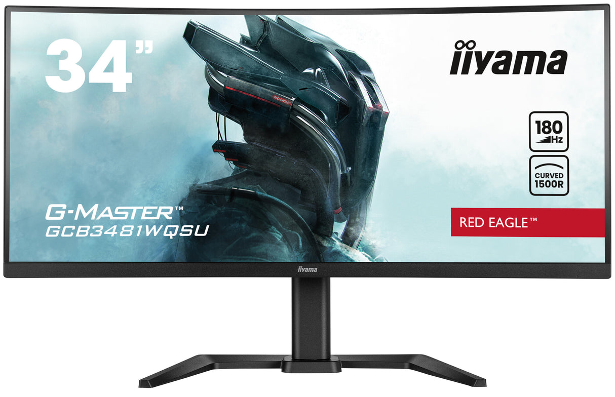 iiyama G-MASTER GCB3481WQSU-B1 computer monitor 86.4 cm (34") 3440 x 1440 pixels UltraWide Quad HD LCD Black