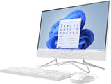 HP 22-dd2022na Intel® Core™ i3 i3-1215U 54.6 cm (21.5") 1920 x 1080 pixels All-in-One PC 8 GB DDR4-SDRAM 256 GB SSD Windows 11 Home Wi-Fi 5 (802.11ac) White
