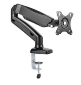 Manhattan Desk Mount for TV & Monitors (Full Motion Spring), For screens 13" to 27", C-Clamp or Grommet Assembly, VESA compatability: 75x75mm and 100x100mm - check the dimensions of the four mounting holes on back of screen to ensure it fits, Max 9kg, Bla