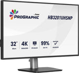 iiyama ProGraphic HB3201UHSNP-B1 computer monitor 80 cm (31.5") 3840 x 2160 pixels Black
