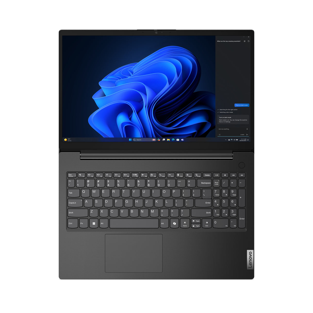 Lenovo V15 G5 IRL Intel® Core™ i5 i5-13420H Laptop 39.6 cm (15.6") Full HD 8 GB DDR5-SDRAM 256 GB SSD Wi-Fi 6 (802.11ax) Windows 11 Home English Black