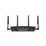 ASUS RT-BE88U wireless router 10 Gigabit Ethernet Dual-band (2.4 GHz / 5 GHz) Black, Grey