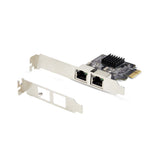 StarTech.com 2-Port Gigabit PCIe Network Adapter Card, 10/100/1000Mbps PCI Express NIC, Dual Realtek RTL8111H, Works with Windows and Linux, TAA Compliant