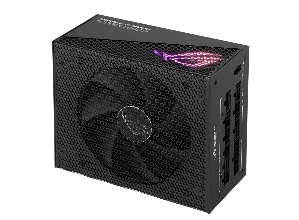 Fuente de alimentación Asus ROG Strix 1000W Gold Aura Edition, totalmente modular, 80+ Gold, ATX 3.0, PCIe 5.0, iluminación RGB, Lambda A+