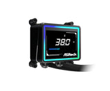 Asrock Challenger 360 Digital Processor All-in-one liquid cooler 12 cm Black