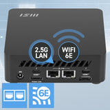 MSI Cubi NUC AI 1UMG Intel Core Ultra 7 155H, Desktop PC, NUC, SFF, Mini Computer, HTPC, (16GB RAM, 1TB Storage, Windows 11 PRO), Intel Graphics/DDR5/Dual ThunderBolt 4/Dual HDMI/Dual LAN/WiFi 6E/BT 5.3/VESA