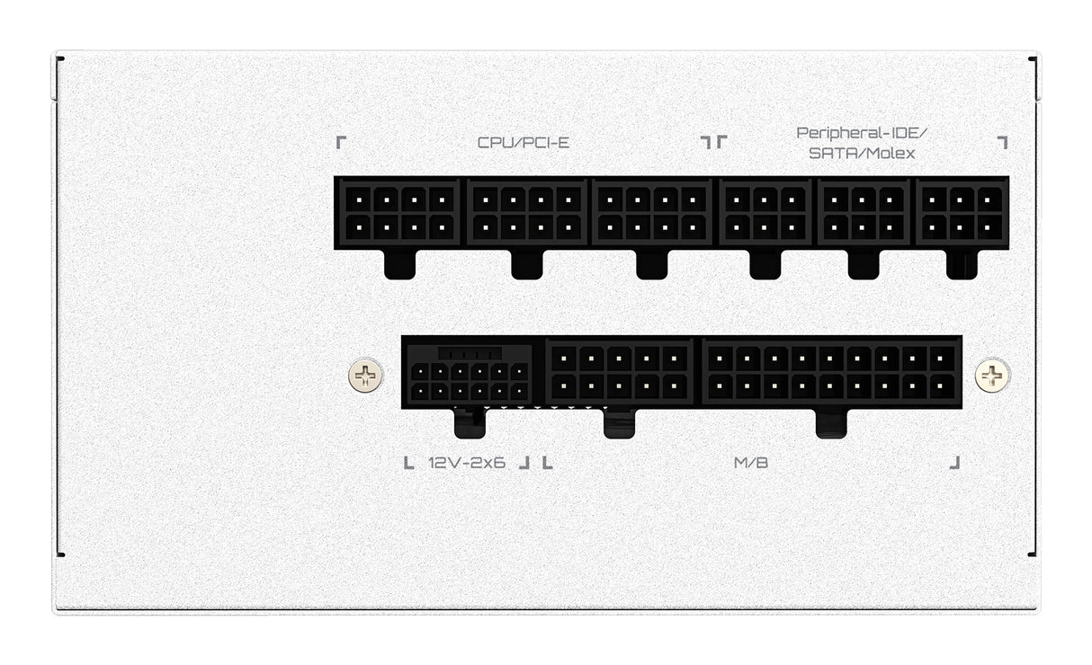 GIGABYTE UD850GM PG5 V2 ICE Power Supply Unit- PCIe Gen 5.1, 80 PLUS Gold, Fully Modular Design, 120mm Fan, ATX 3.1 compatible, EU Plug