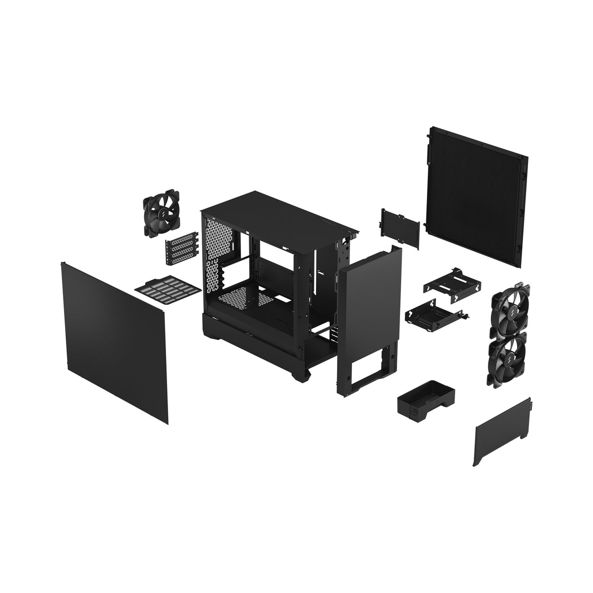 Fractal Design Pop Mini Silent Mini Tower Black