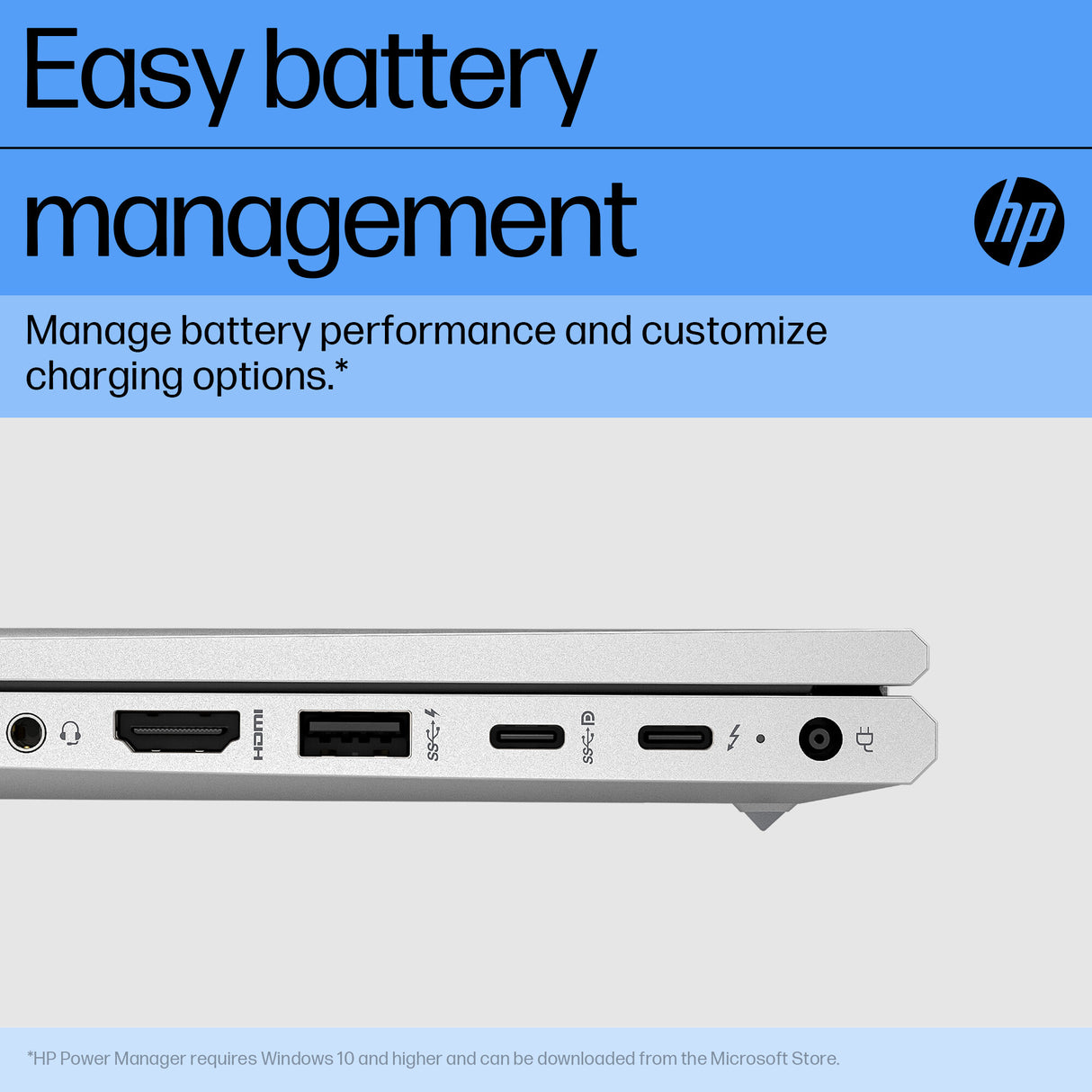 HP EliteBook 650 G10 Intel® Core™ i5 i5-1335U Laptop 39.6 cm (15.6") Full HD 8 GB DDR4-SDRAM 256 GB SSD Wi-Fi 6E (802.11ax) Windows 11 Pro Silver