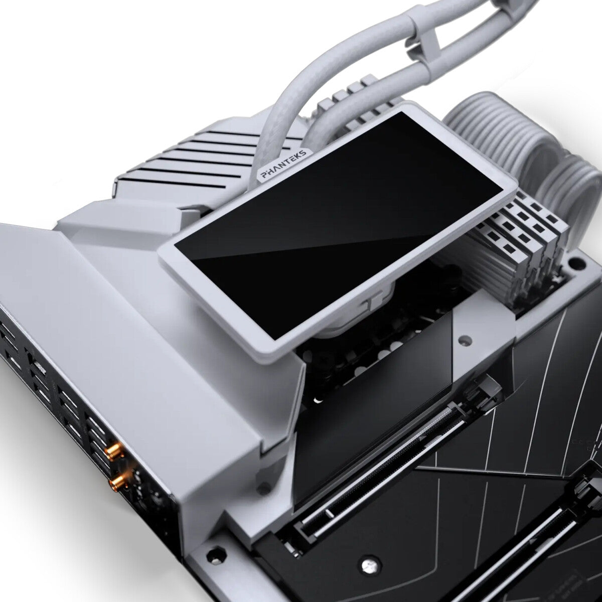 Phanteks Glacier One 360M25 LCD Processor All-in-one liquid cooler 12 cm White 1 pc(s)