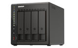 QNAP TS-453E NAS Tower Ethernet LAN Black J6412