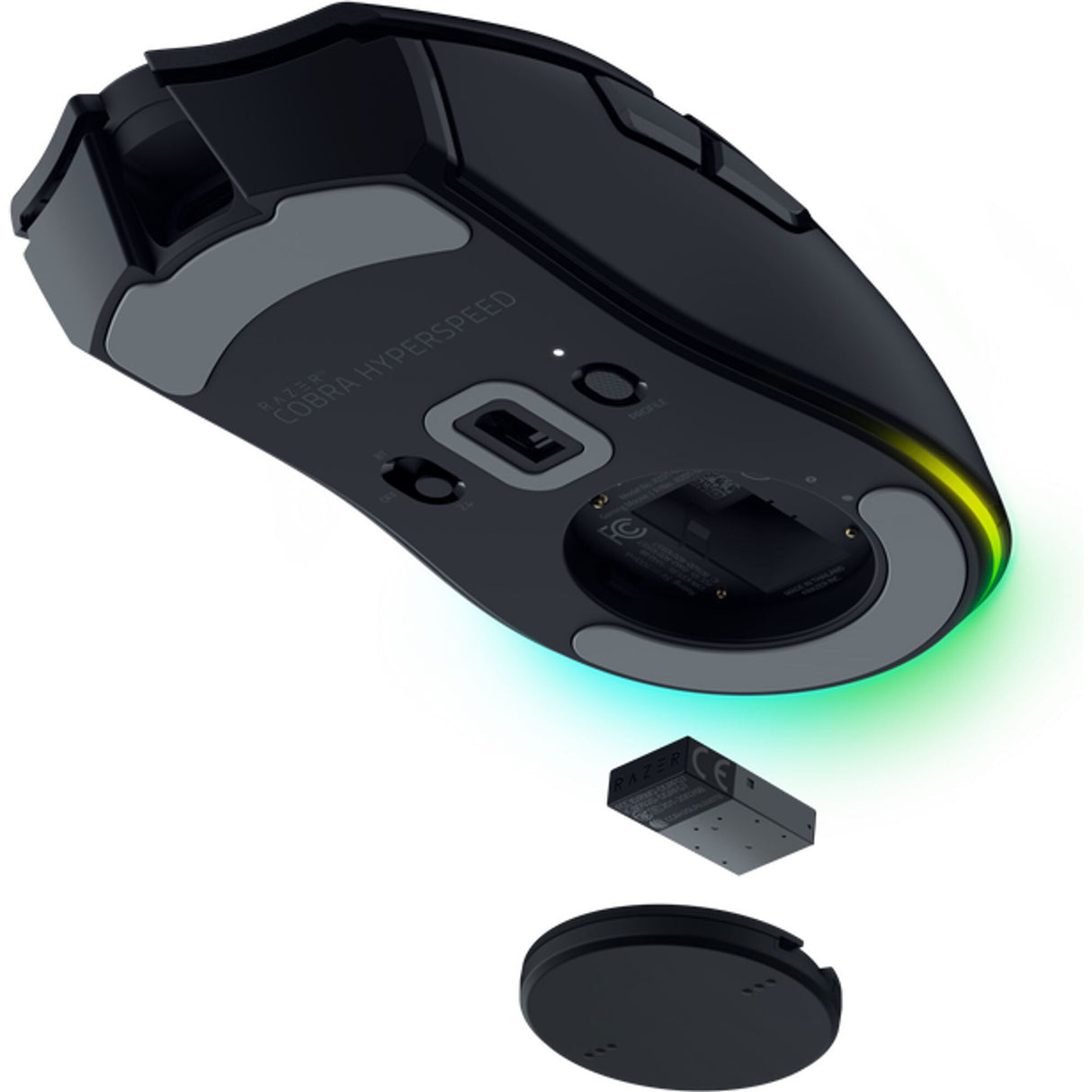 Razer Cobra HyperSpeed mouse Gaming Right-hand RF Wireless + Bluetooth + USB Type-A Optical 26000 DPI