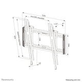 Neomounts WL35-550BL14 TV mount wall 40-75" - tiltable - easy install