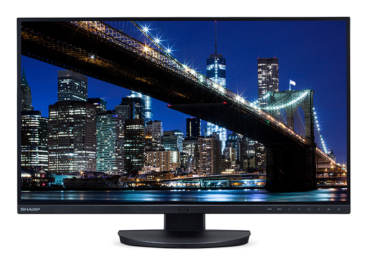 Sharp MultiSync 60006064 computer monitor 68.6 cm (27") 3840 x 2160 pixels 4K Ultra HD LCD Black