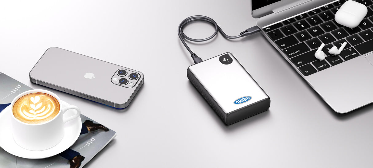 Origin Storage Origin Portable Laptop Power Bank Lithium-Ion 20000 mAh - Multi ports output