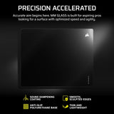 Corsair MM Glass Large Gaming mouse pad Black