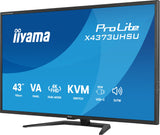 iiyama ProLite X4373UHSU-B2 computer monitor 108 cm (42.5") 3840 x 2160 pixels 4K Ultra HD LED Black