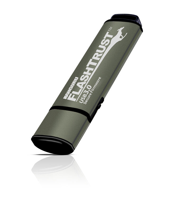 iStorage Kanguru FlashTrust™ USB 3.0 256 GB |Secure Flash Drive| Secure Firmware | Physical Write Protect Switch |Protects Against BadUSB | Compliance with NIST requirements for implementation