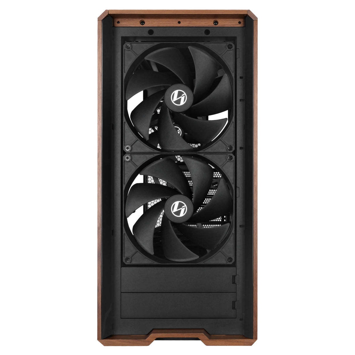 Lian Li Lancool LAN217X computer case Midi Tower Black, Wood