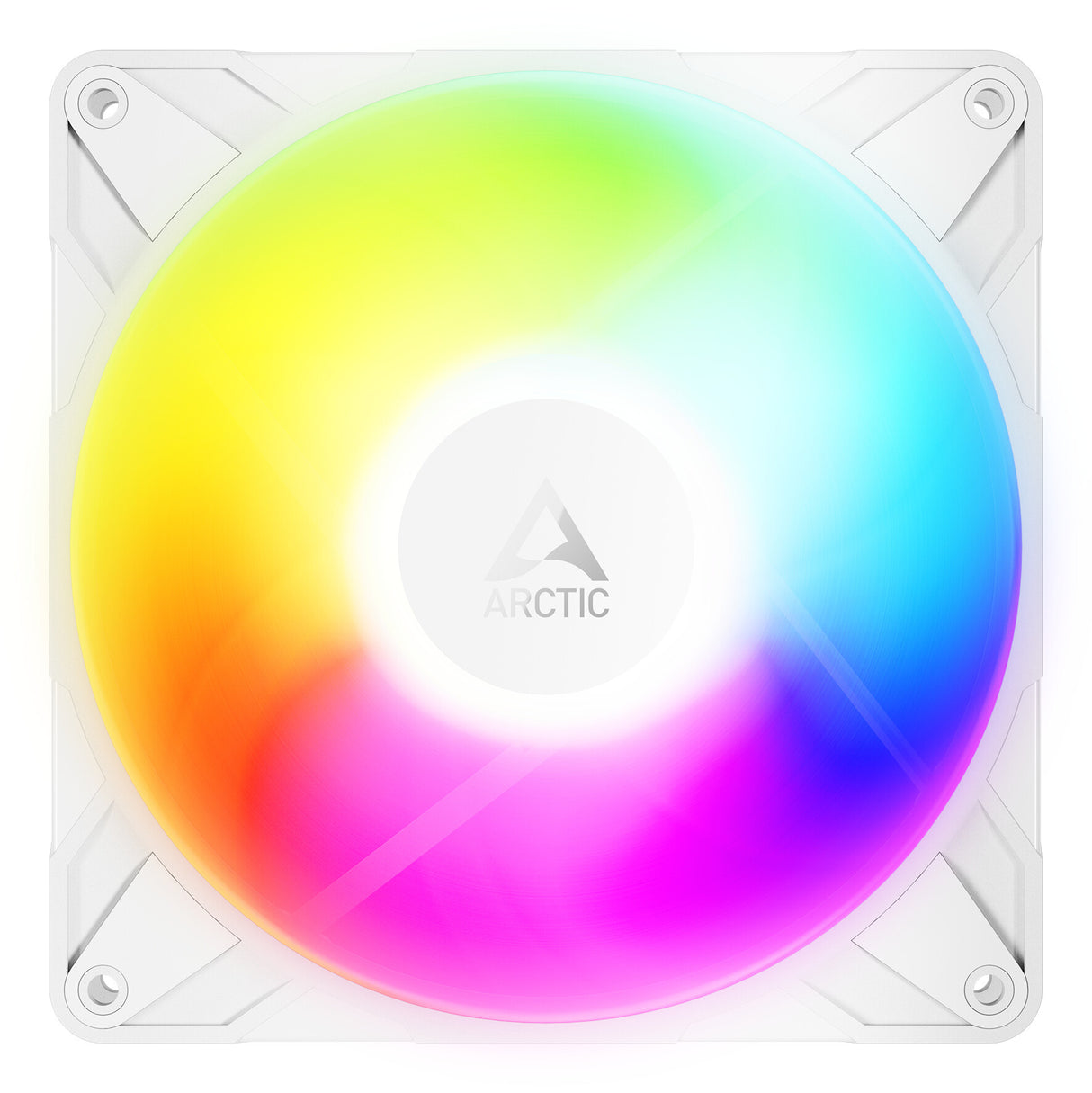 ARCTIC Freezer P14 Pro Reverse A-RGB (White) - 3 Pack - 140 mm A-RGB PWM Fan with Cable Splitter