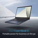 ASUS ExpertBook B5 B5402CBA-KIi5X Intel® Core™ i5 i5-1240P Laptop 35.6 cm (14") Full HD 8 GB DDR5-SDRAM 256 GB SSD Wi-Fi 6E (802.11ax) Windows 11 Pro Black