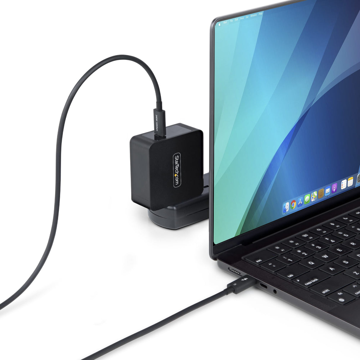 StarTech.com 3ft (1m) Thunderbolt 5 Cable, 80Gbps/Up to 120Gbps, 240W PD, 8K 60Hz, Certified Thunderbolt Cable - Compatible w/Thunderbolt 4/USB4/USB-C
