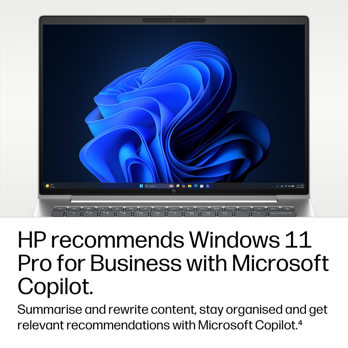 HP EliteBook 6 G2i 14 inch Notebook AI PC Intel Core 5 330 Laptop 35.6 cm (14") WUXGA 16 GB DDR5-SDRAM 512 GB SSD Wi-Fi 7 (802.11be) Windows 11 Pro Silver